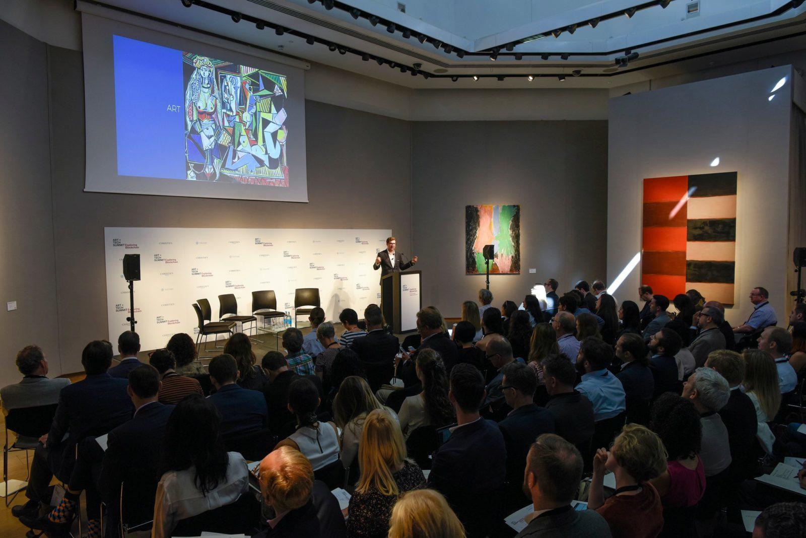 Christie's Art+Tech Summit. Courtesy Christie's